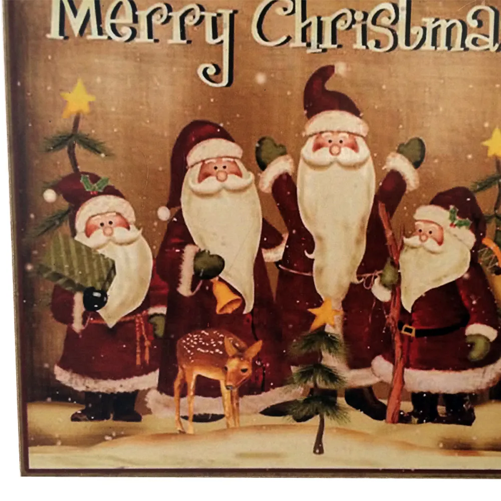 ChristmasHanging Ornaments Happy Christmas Party Wooden Pendant Door Decorations Hanging Party Decoration ozdoby swiateczne
