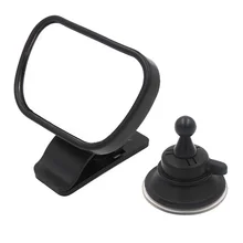 Espejo de visión trasera Universal para niños, ventosa de seguridad giratoria de 360 grados, ajustable
