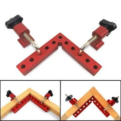 Fixation auxiliaire en forme de L à 90 degrés, carrés de serrage de précision, panneau d'épissure, panneau de positionnement, clip fixe, outils pour le travail du bois 