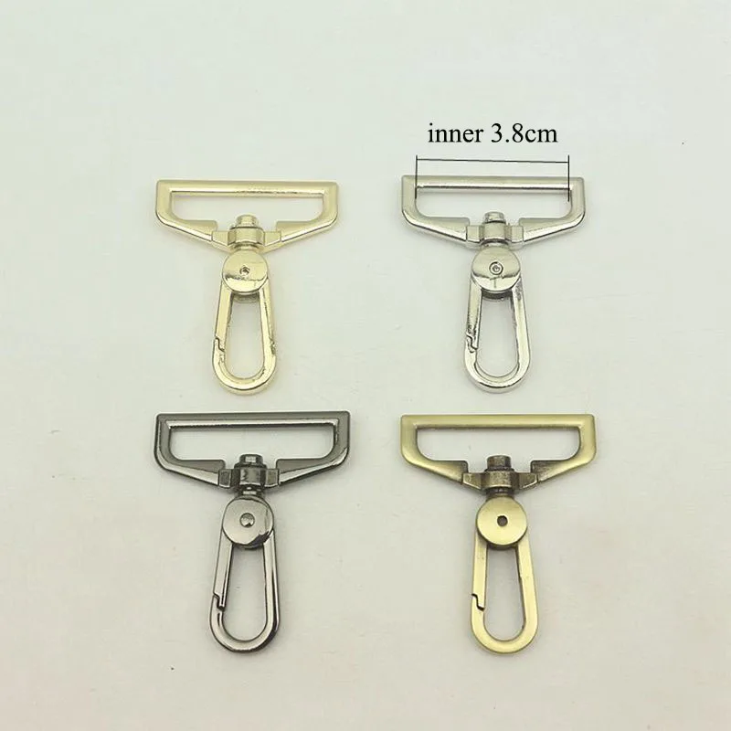 

10pc 38mm Bags Belt Strap Metal Buckle Carabiner Snap Hook Lobster Clasps Dog Collar Clasp DIY Leathercraft Bag Accessory