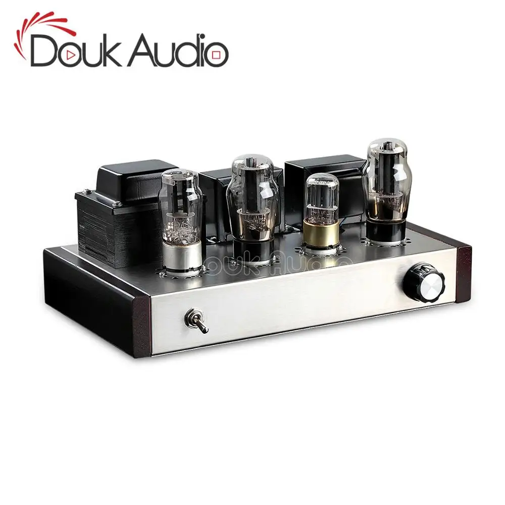 Douk Audio 6N9P+ 6P3P вакуумный ламповый усилитель стерео одноконцевой класса А Hi-Fi 2,0 канальный встроенный усилитель