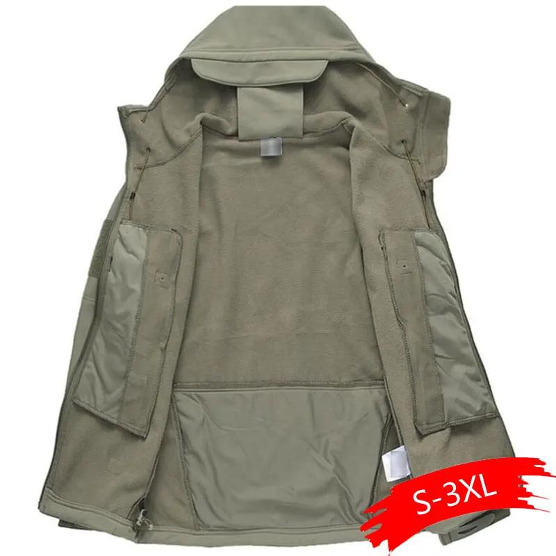 

2018 Outdoor Waterproof SoftShell Jacket Hunting windbreaker ski Coat hiking rain camping fishing tactical Clothing Men&Women