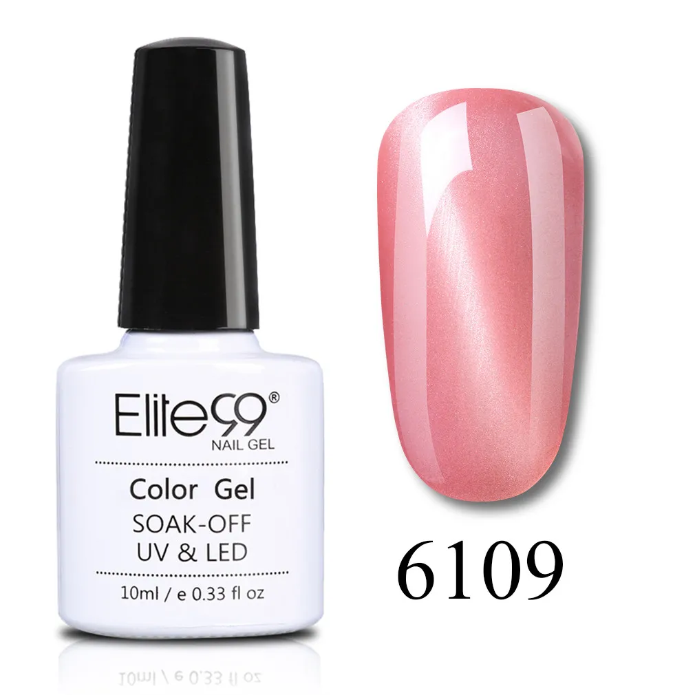 YSMY6109 Elite99 10 мл Гель-лак для ногтей с эффектом «кошачий глаз» лак Vernis полуперманентный лак для ногтей Гибридный Гель-лак замочить от магнитных ногтей Краска Gellak - Цвет: YSMY6109