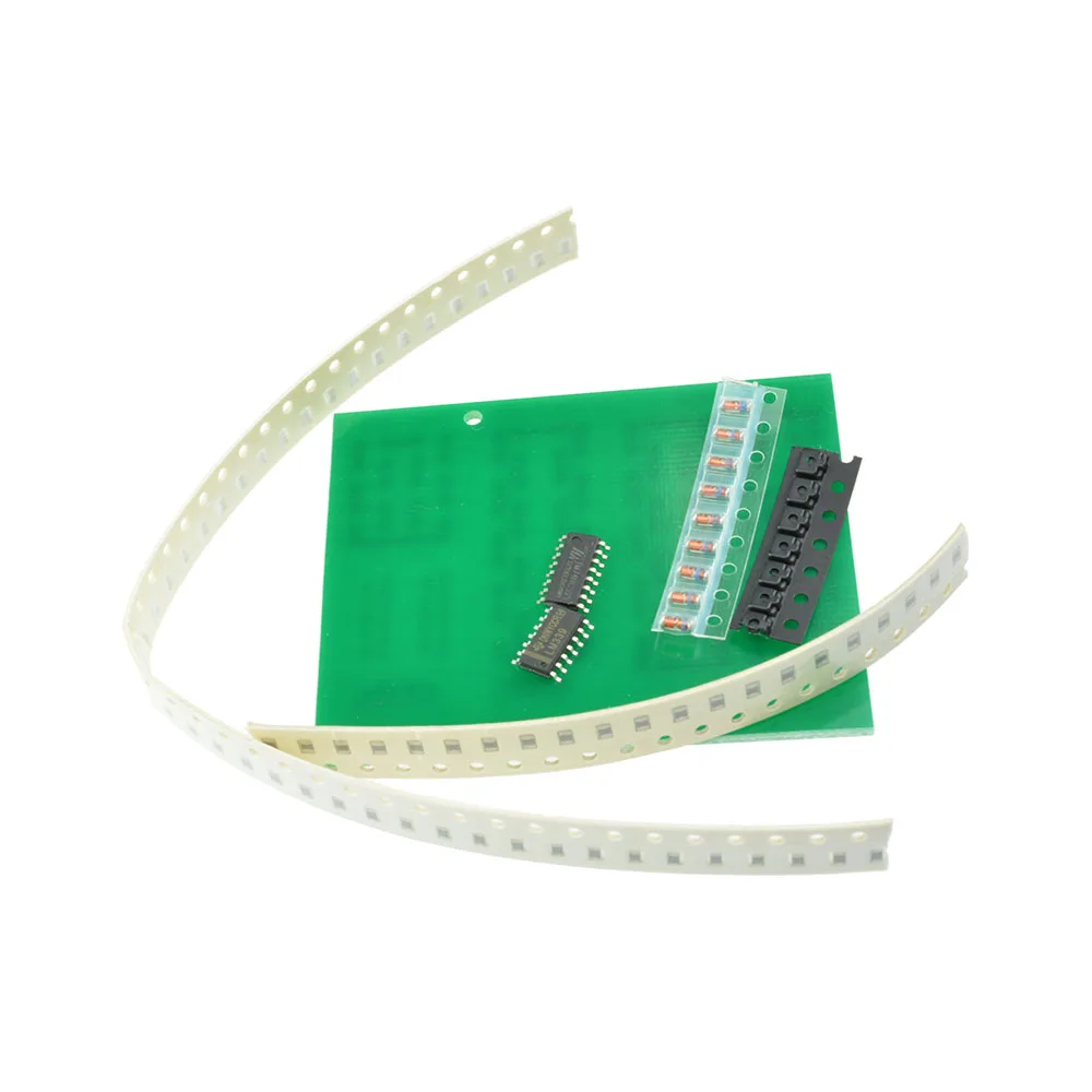 Welding Practice Board SMD Component Welding Tools DIY Kit Resitor Diode Transistor Training Learning Electronic Kits
