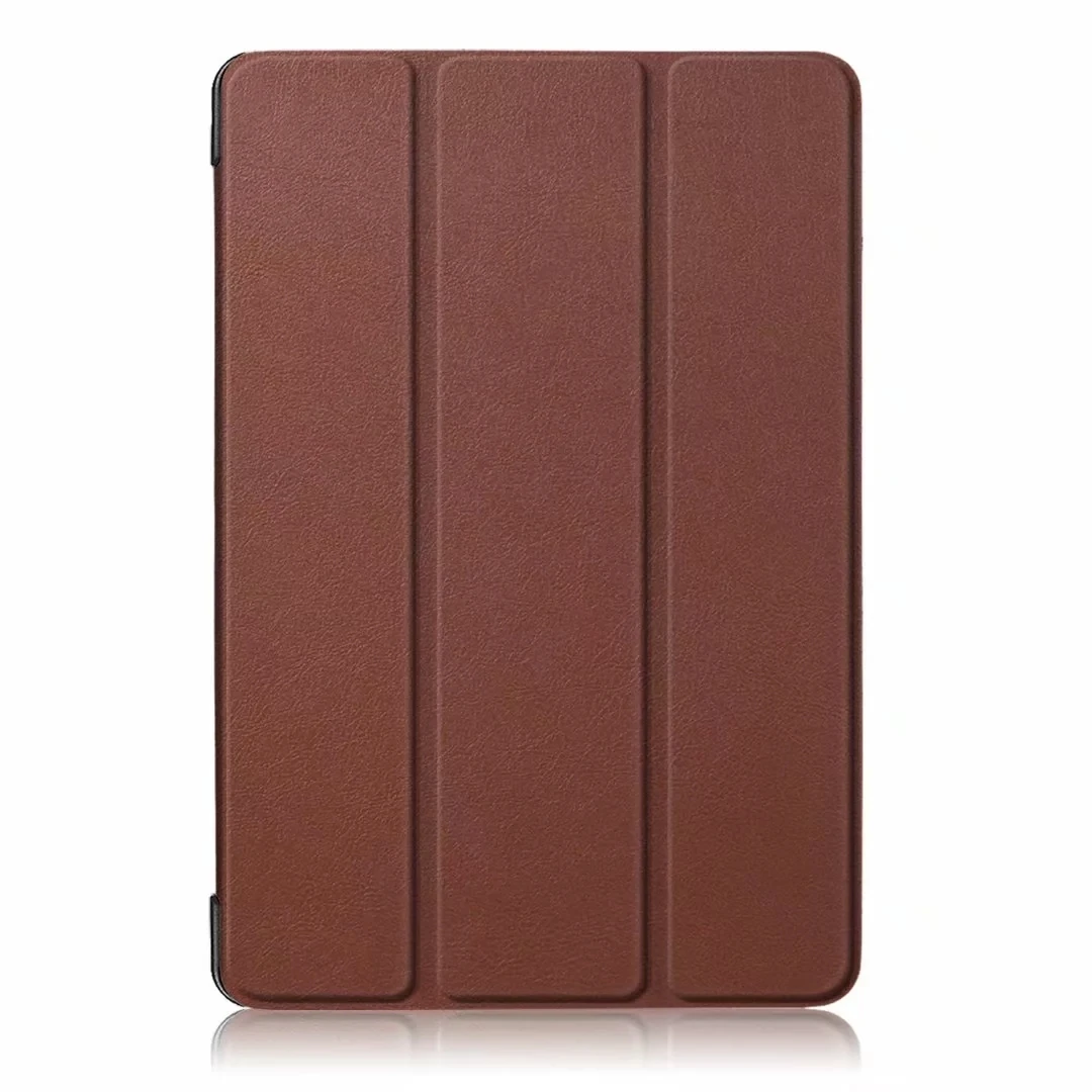 Ручка+ пленка ультра-тонкий трехслойный стоячий чехол для lenovo Tab E10 TB-X104F TB-X104L 10,1 дюймов планшет Магнитный чехол - Цвет: BR