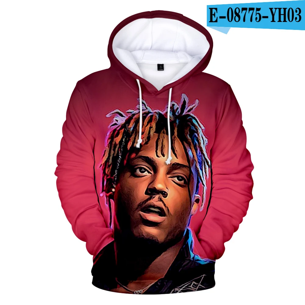 3D Juice Wrld 3D толстовки для мужчин/женщин, новинка, модный принт, свитшоты Juice Wrld 3D худи pay tribute Juice Wrld, повседневные топы - Цвет: 3D