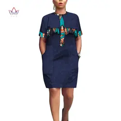 Новые африканские стили с круглым вырезом летние рабочие восковые платья женские Дашики для женщин Базен богатый Дашики африканские