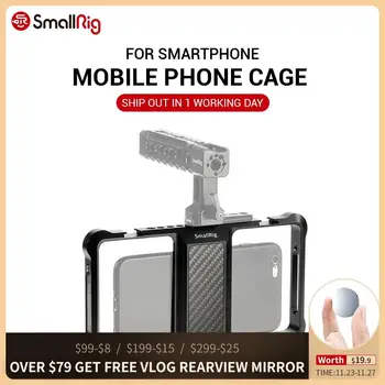 

SmallRig Standard Universal Mobile Phone Cage Mobile Phone Holder For Vlogging Vlog Video Rig 2391