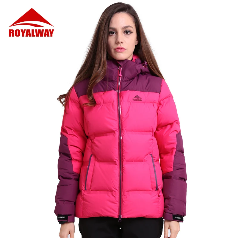 ROYALWAY, Новое поступление, зимний женский пуховик, USB, теплые пальто, для улицы, для пеших прогулок, удобная пуховая куртка, impermeavel RFDL4314F