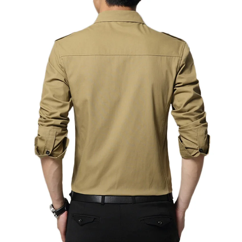 Free-Shipping-New-Male-Military-Style-Men-s-Long-Sleeved-Shirt-Fashion-Male-Cotton-Shirt-With