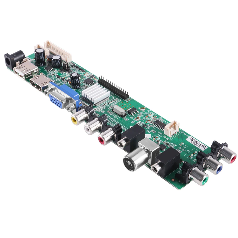 Cheap universal scaler kit 3663 TV Controller Driver Board Digital Signal DVB C DVB T2 DVB T Universal LCD UPGRADE 3463A with lvds