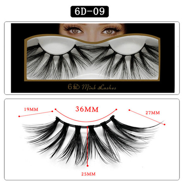 25mm Eyelashes 3D Mink Hair Handmade Natural Natural Long Eyelashes Mink Hair Bundle Eyelash Makeup Eyelash Extension