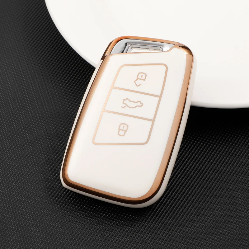 TPU Car Smart Key Fob Cover per VW PASSAT B8 Arteon Atlas New Jetta Skoda Kodiaq Superb A7 accessori Auto Auto portachiavi - Heaf58b4508ad4c76a8c404d30cbc53e9C