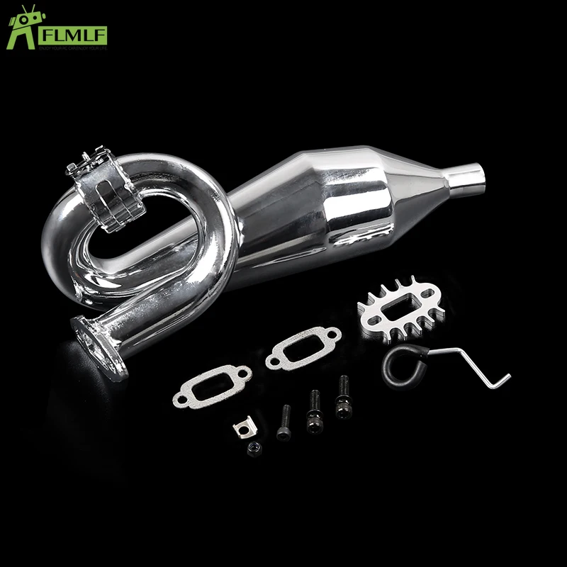 Exhaust Tuned Pipe Fit for 1/5 HPI ROFUN BAHA ROVAN KM BAJA 5B 5T 5SC Toys Games Parts | Игрушки и хобби