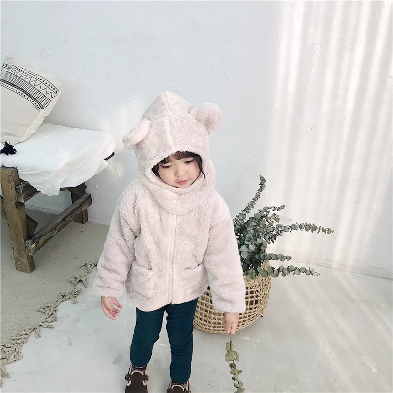 Maomao/одежда для малышей от 1 до 5 лет, хлопковый кардиган, пальто+ шапка, Детская осенняя одежда с длинными рукавами модная верхняя одежда для мальчиков и девочек