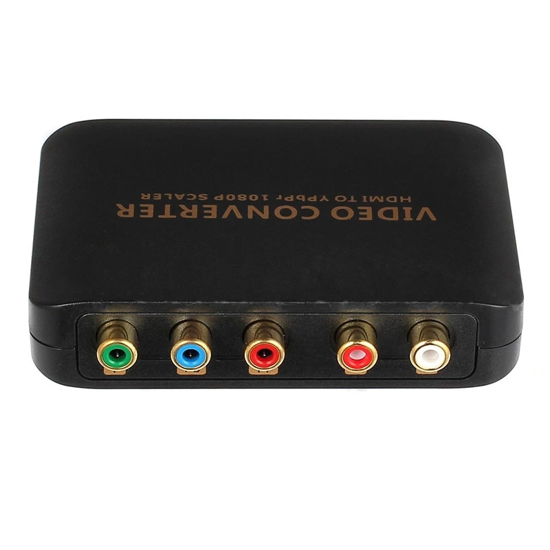 1080P HDMI к 5RCA RGB YPBPR Scaler Компонентный Видео Аудио конвертер для SKY HDTV