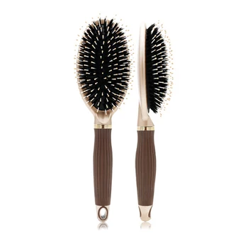 

Salon Detangling Kids Gentle Women Anti-static Brush Tangle Wet & Dry Bristles handle Tangle Comb Curly Hair Brush