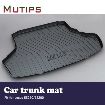 

Mutips 1Set Car Cargo rear trunk mat For Lexus ES250/ES200 styling Boot Liner Tray Waterproof carpet Anti-slip mat Accessories