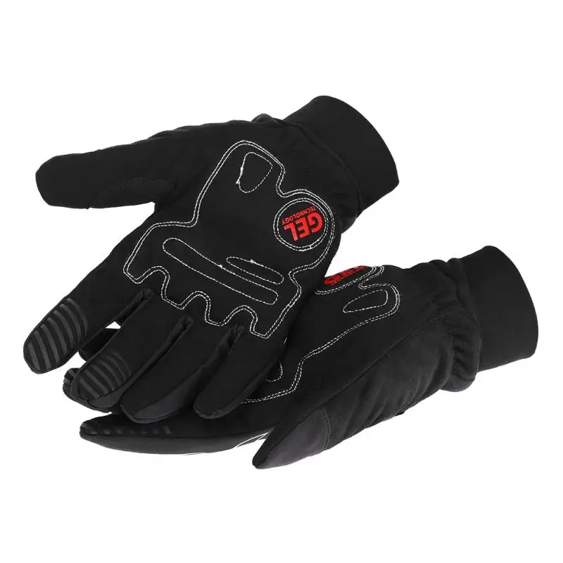 Cycling Gloves Winter Full Fingers Gloves Thickened Windproof Thermal Touch Screen Sports Fitness Gloves Cycling Equipment