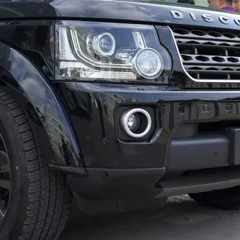 

Car Front Fog Lights Lamp Trim Decorate Cover 2pcs For Land Rover Discovery 4 2014-2016