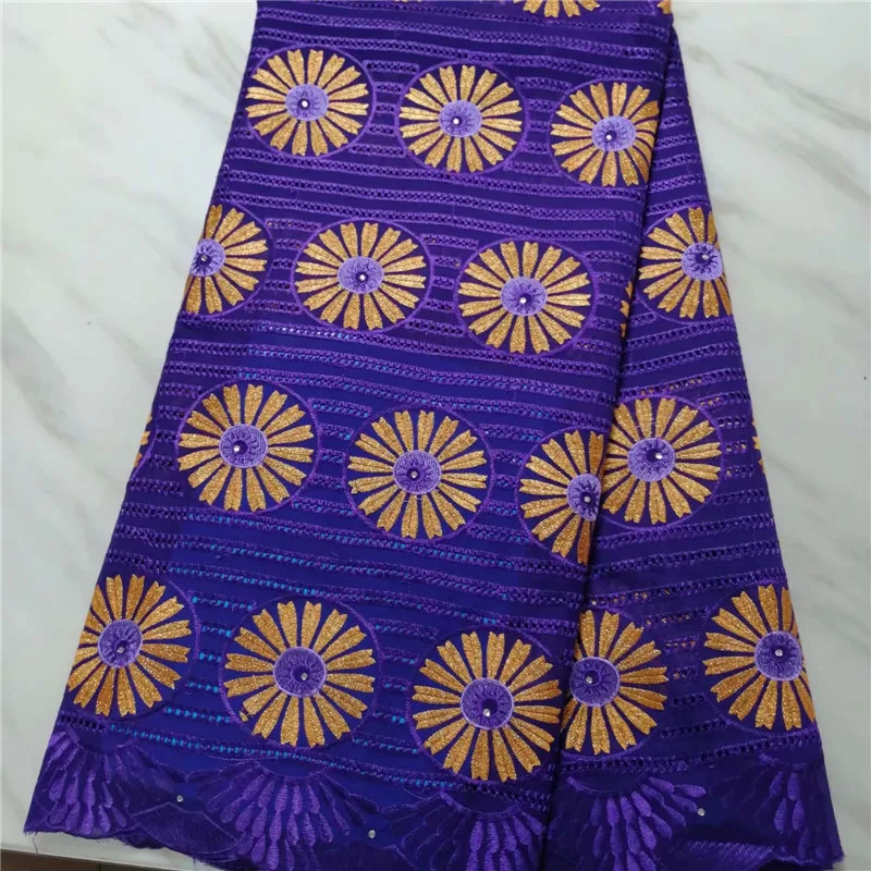 

High Quality Swiss Voile Lace In Switzerland 100% Cotton Dry Dress Lace fabric For Wedding Dresses Africa Fabrics PL072702