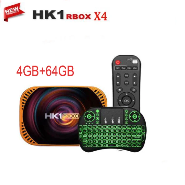 NEW HK1 RBOX X4 Android 11 Amlogic S905X4 Smart TV BOX 2.4G&5G Dual Wifi 1000M 8K 4K 3D Youtube Media Player Set Top Box TV BOX 