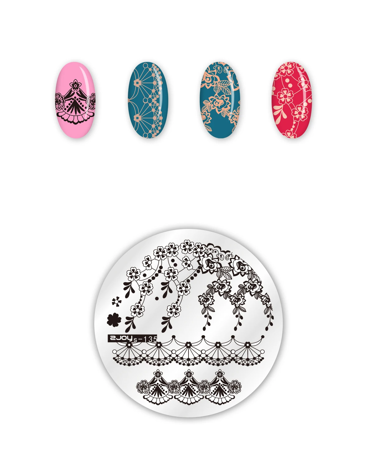 Стемпинг год Круглые штамповки для ногтей пластины цветок Геометрическая обезьяна дизайн ногтей трафареты для дизайна ногтей штамп шаблон