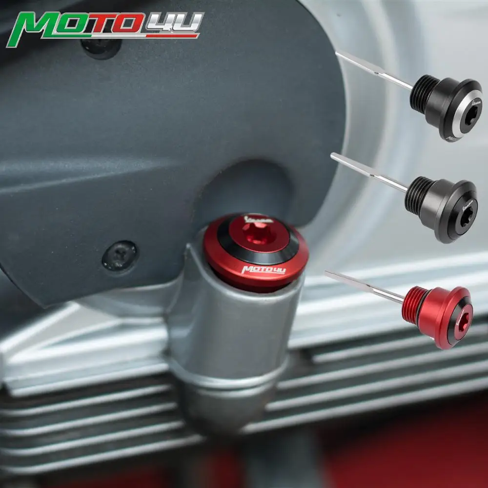 

MOTO4U Three Color Motorcycle Oil Guage Dipstick Oil Lever Stick Spare Part Engine Oil For Piaggio Vespa GTS300 GTS 300