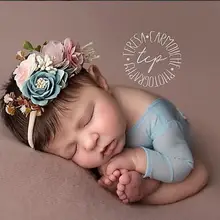 Европа и Америка детская фотосессия головной убор дети Камелия море край праздник Искусственные цветы лента для волос Td218