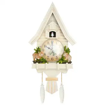 

Cuckoo Quartz Wall Clock Modern Bird Plastic Resin Wall Clocks Living Room Hanging Watch Horologe Home Decoration 69x33cm