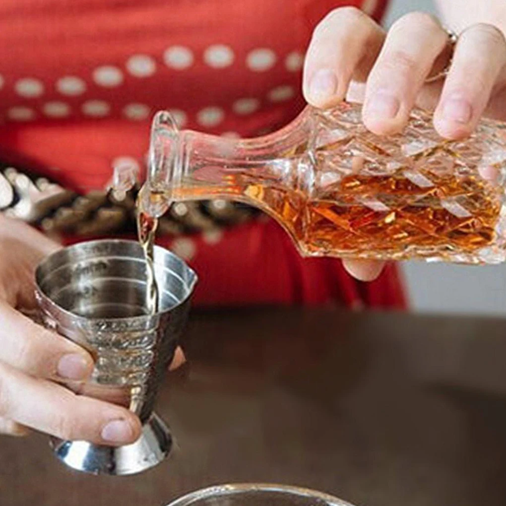 75ML Stainless Steel Measure Cup 3 In 1 Cocktail Tools Bar Jigger Cup stainless steel measuring cups measuring jigger
