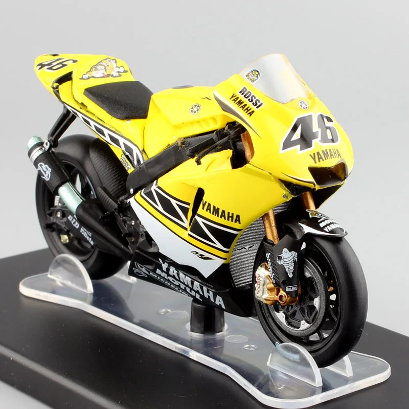LEO дети 1/18 масштаб маленький YAMAHA YZR-M1 Лагуна Seca 2005 спортивный велосипед#46 модель мотоцикла литая под давлением игрушечный транспорт гоночная копия