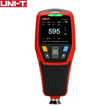 Utut343d толщиномер покрытия металлический автомобиль толщина краски ЖК-подсветка 320x240 пикселей цифровой FE/NFE тестер метр