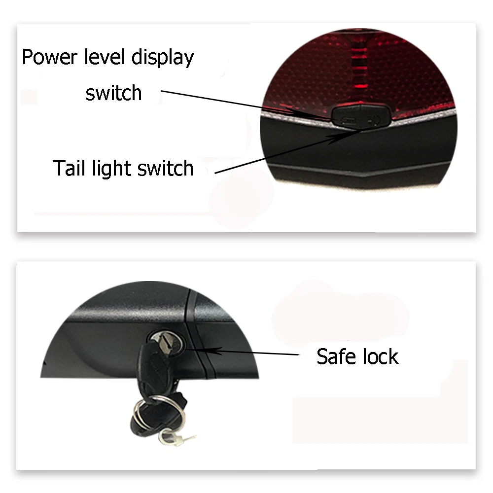Clearance 48v battery 10Ah capacity lithium battery li-ion 48v rechargeable battery 48V rear rack battery for bafang motor 750w 500w 3
