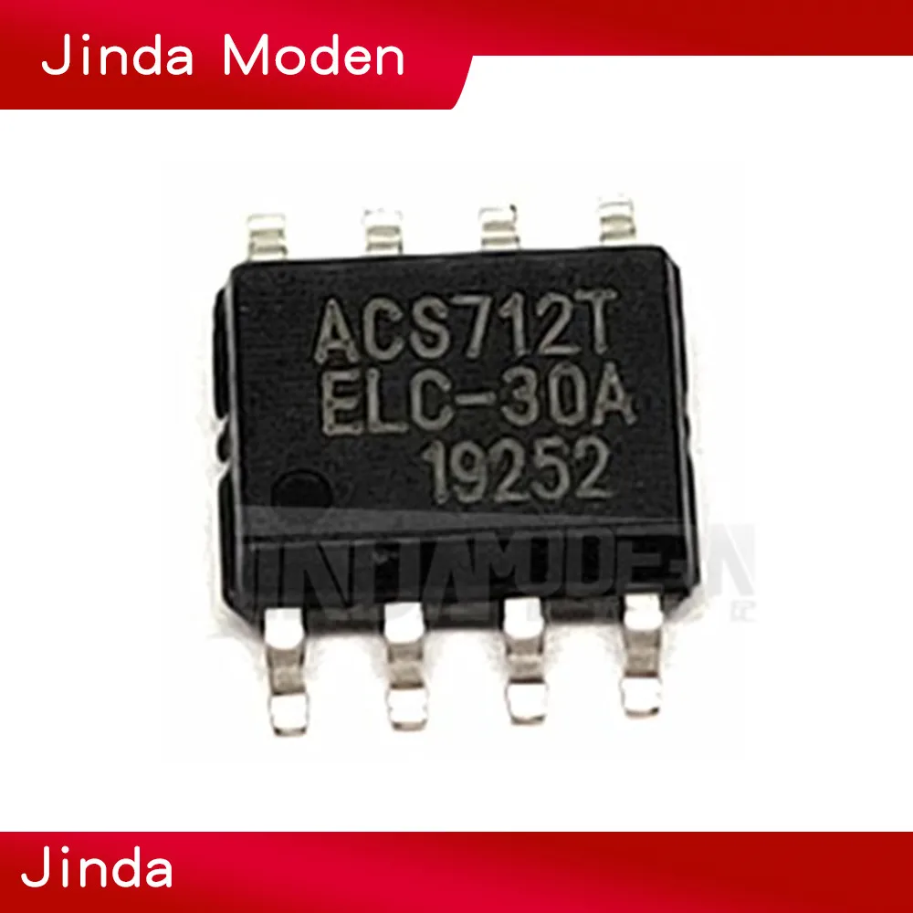 ACS712T ACS712 ACS712ELCTR 30A T SOIC8 10 шт./лот|Интегральные схемы| |