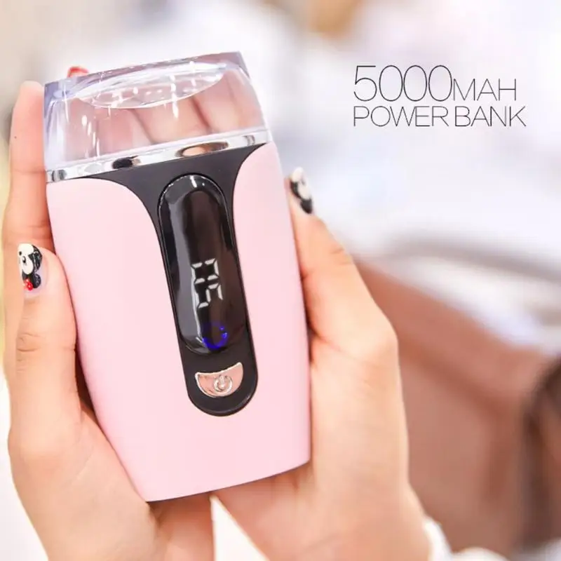 

Multifunctional 3 in 1 Hand Warmer/USB Charging Power Bank/Nano Sprayer Mist Sprayer Facial Steamer Face Skin Care Tool