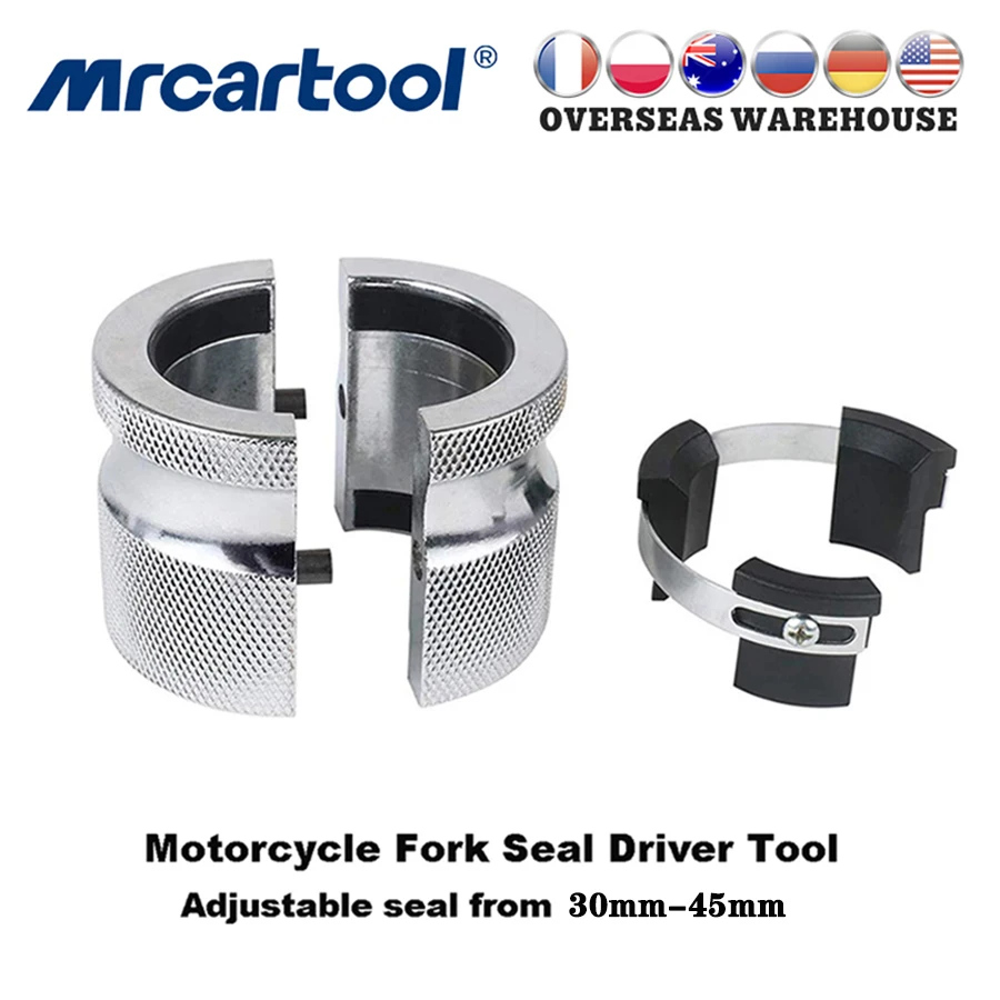 MrCartool30mm45mmMotorcycleForkSealDriverAdjustableInstall