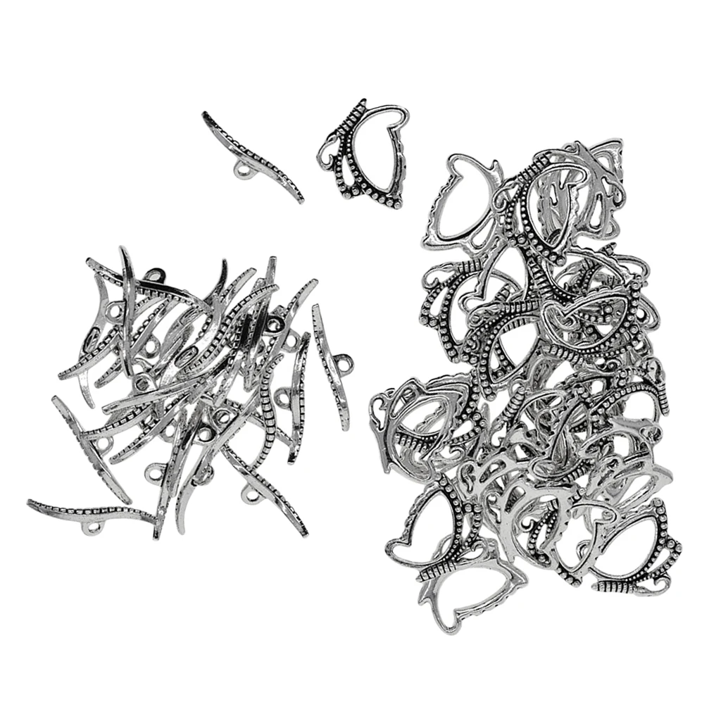 30 Sets Toggle Jewelry Clasps Necklace Toggle Clasp Antique Silver Toggle Clasps for Jewelry Making