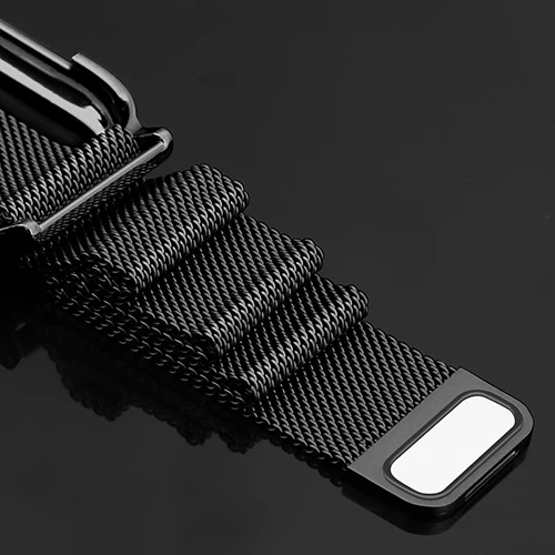 Mlianese Loop чехол+ ремешок для Apple Watch 3 2 1 ремешок 42 мм 38 мм металлическая крышка Iwatch 5 4 ремешок 44 мм 40 мм браслет аксессуары для часов - Цвет ремешка: black