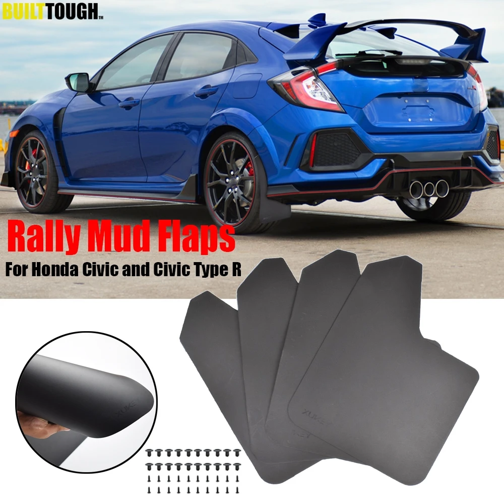 4 шт. брызговики для Honda Civic Type R S EK9 EP3 C|Грязезащита| |