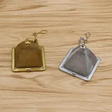 4 шт. пирамидальные формы сетка для заварки чая вкладыш Фильтр Травяные специи ситечки