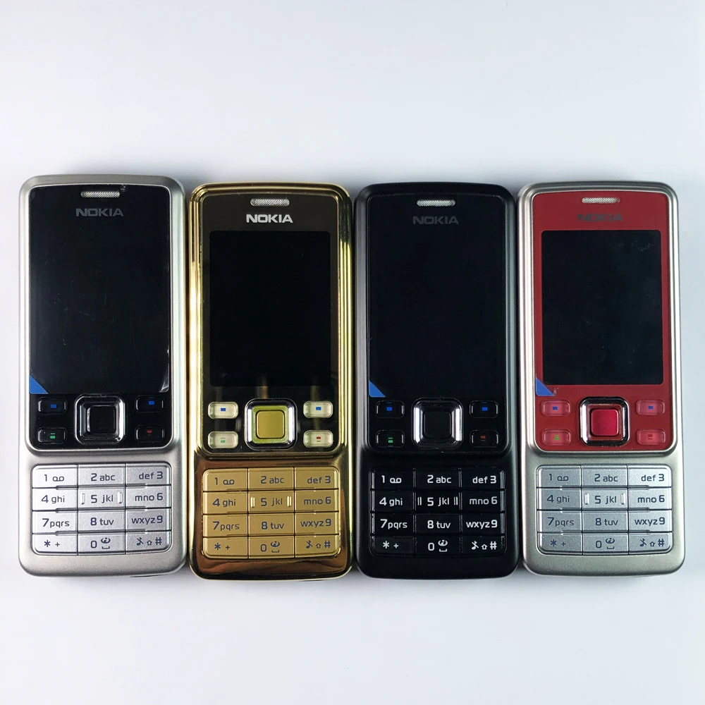 Nokia-teléfono móvil 6300 reacondicionado, con cámara, Bluetooth, teclado Inglés, árabe y ruso, Original, desbloqueado