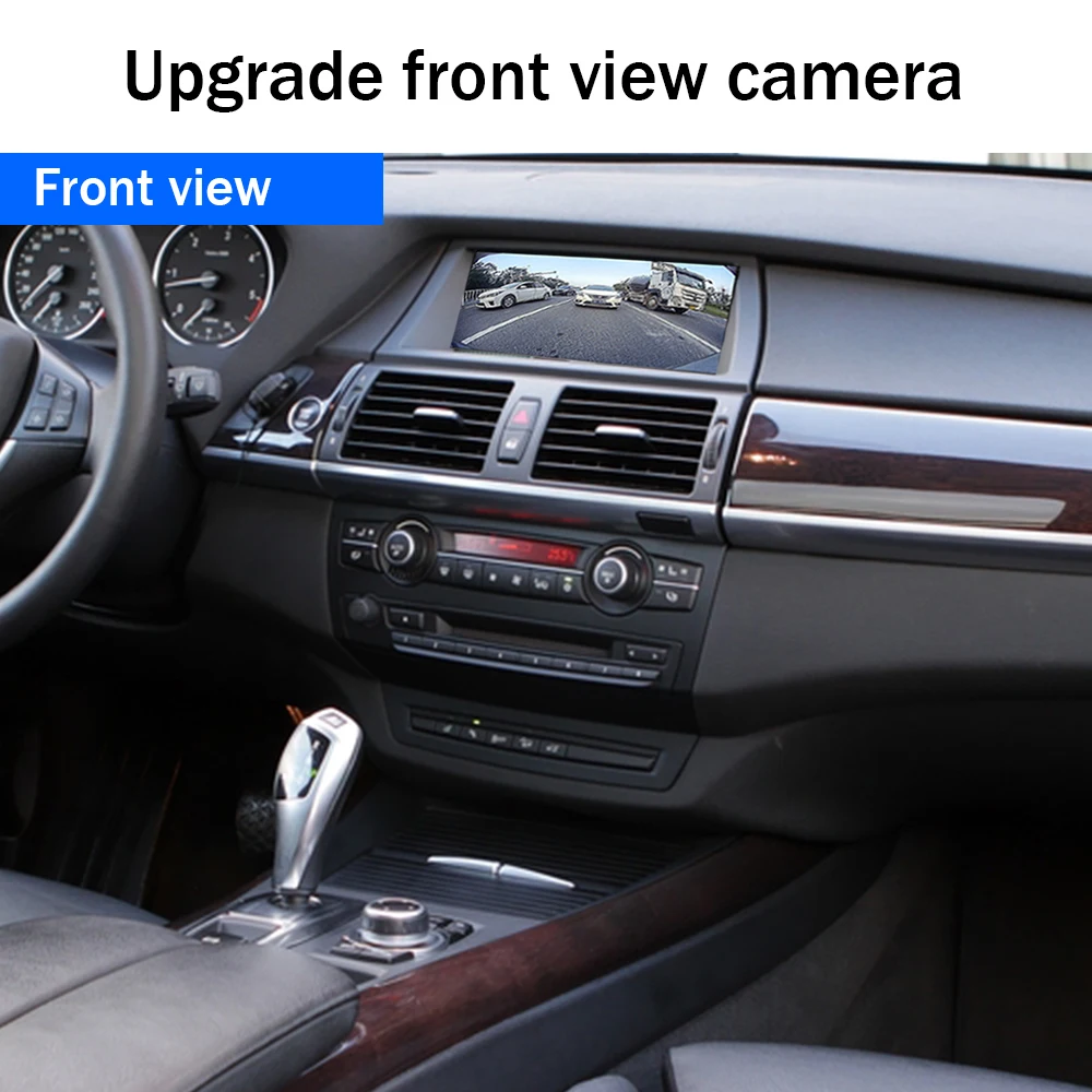 ZJCGO Factory Screen Upgrade Car Front Rear View Dash Cam DVR 360 Panorama Camera Interface For BMW X1 E84 X3 F25 X5 E70