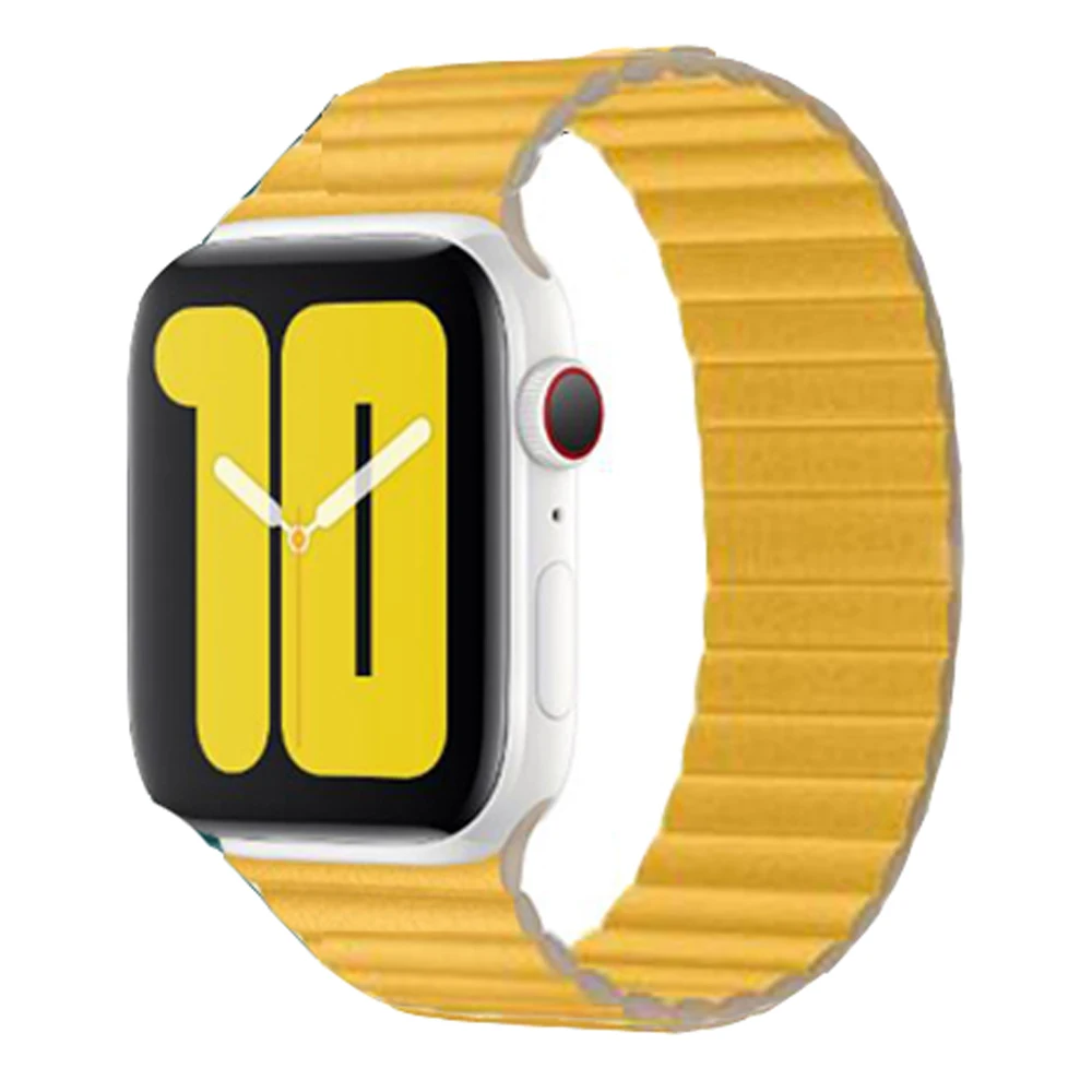 Promotion Genuine leather loop 40mm for iWatch Strap series 1 2 3 4 5 For Apple Watch Band 44mm 42MM 38MM | Наручные часы