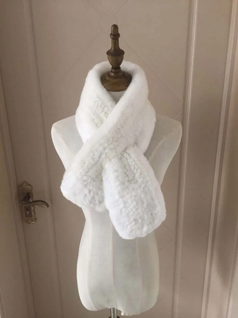 Зимний женский модный роскошный воротник кролика рекс|scarf women|scarf lovenecklac |