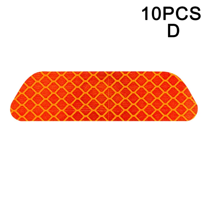 10 шт. двери автомобиля Стикеры наклейка Предупреждение лента автомобильные отражающие наклейки со светоотражающими элементами авто-Стайлинг 4 цвета предохранителем и универсальным питанием-от источника переменного или постоянного тока BFE