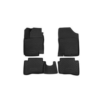 

3D mats in salon Hyundai i20 2009-4 PCs (PU) (Hyundai 20)