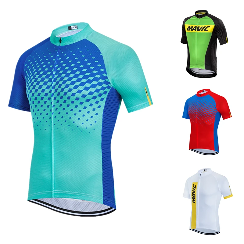 

2020 New MAVIC Cycling Jersey Ropa Ciclismo Short Sleeve MTB Bike Jersey Shirt Maillot Ciclismo Tops Racing Cycling Clothing