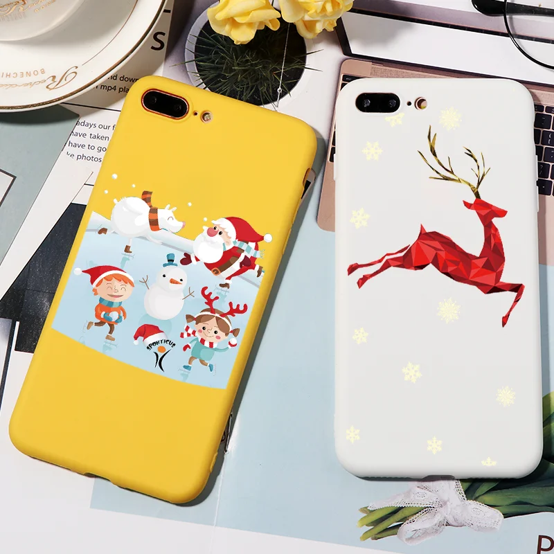 

Merry Christmas Case For TPU iPhone 11 Pro X XR XS Max XS 5 5S SE 6 6S 7 8 Plus 7 8 Santa Claus Coque For iPhone 11 Pro MAX Case