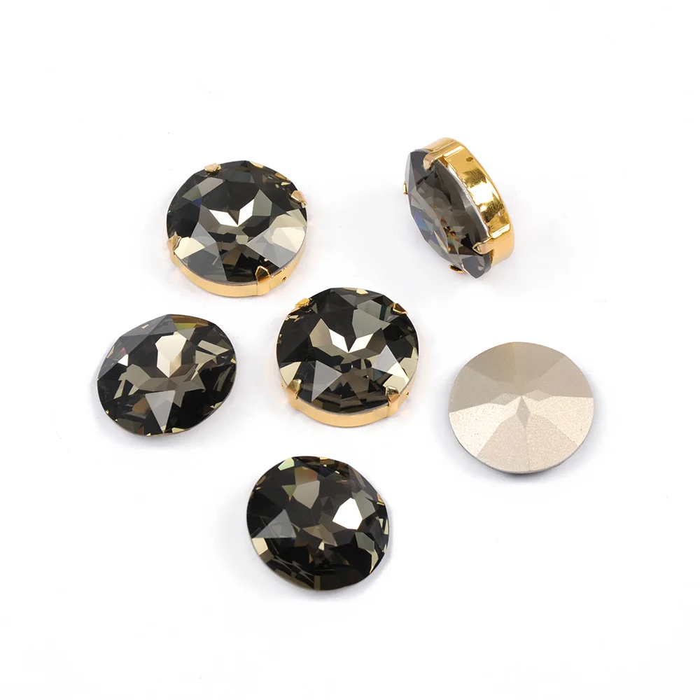 Black diamond Glass Rhinestone Sewing On Clothes Wedding Dress DIY Fashion Decoration Sticker Accessories | Дом и сад
